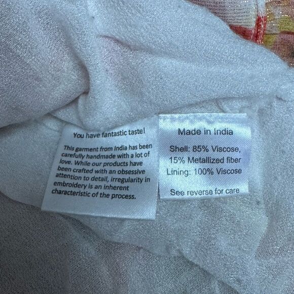 Rococo Sand Women's Nesh Cut Out Mini Dress in Orange & Yellow Size Medium - Picture 10 of 10